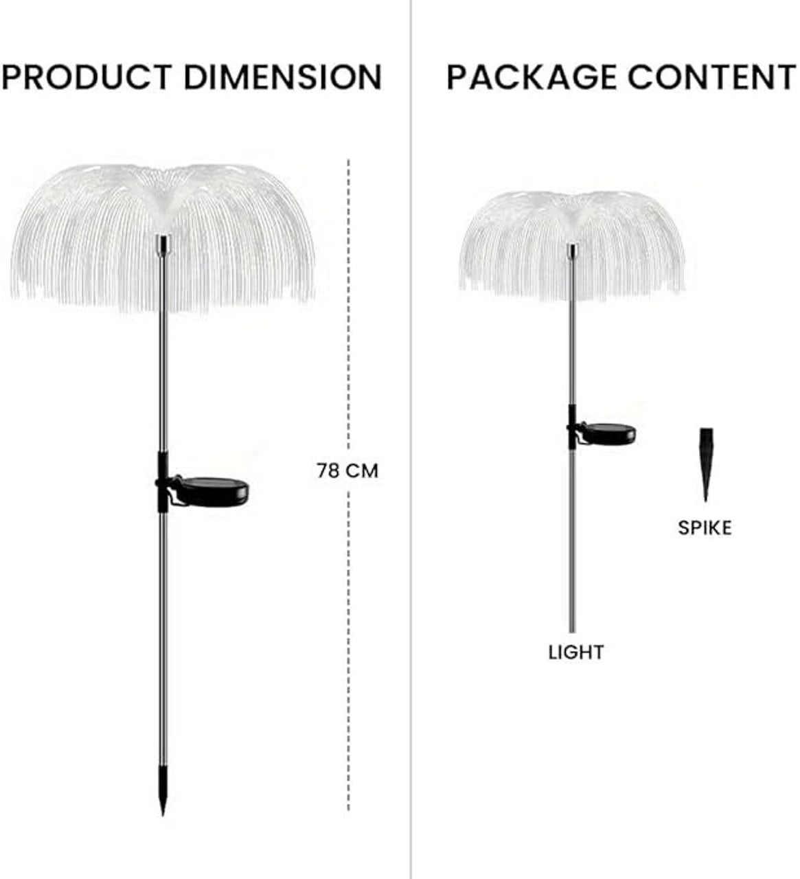 Jellyfish Solar Garden Light