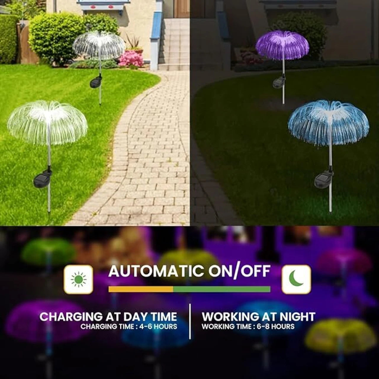 Jellyfish Solar Garden Light