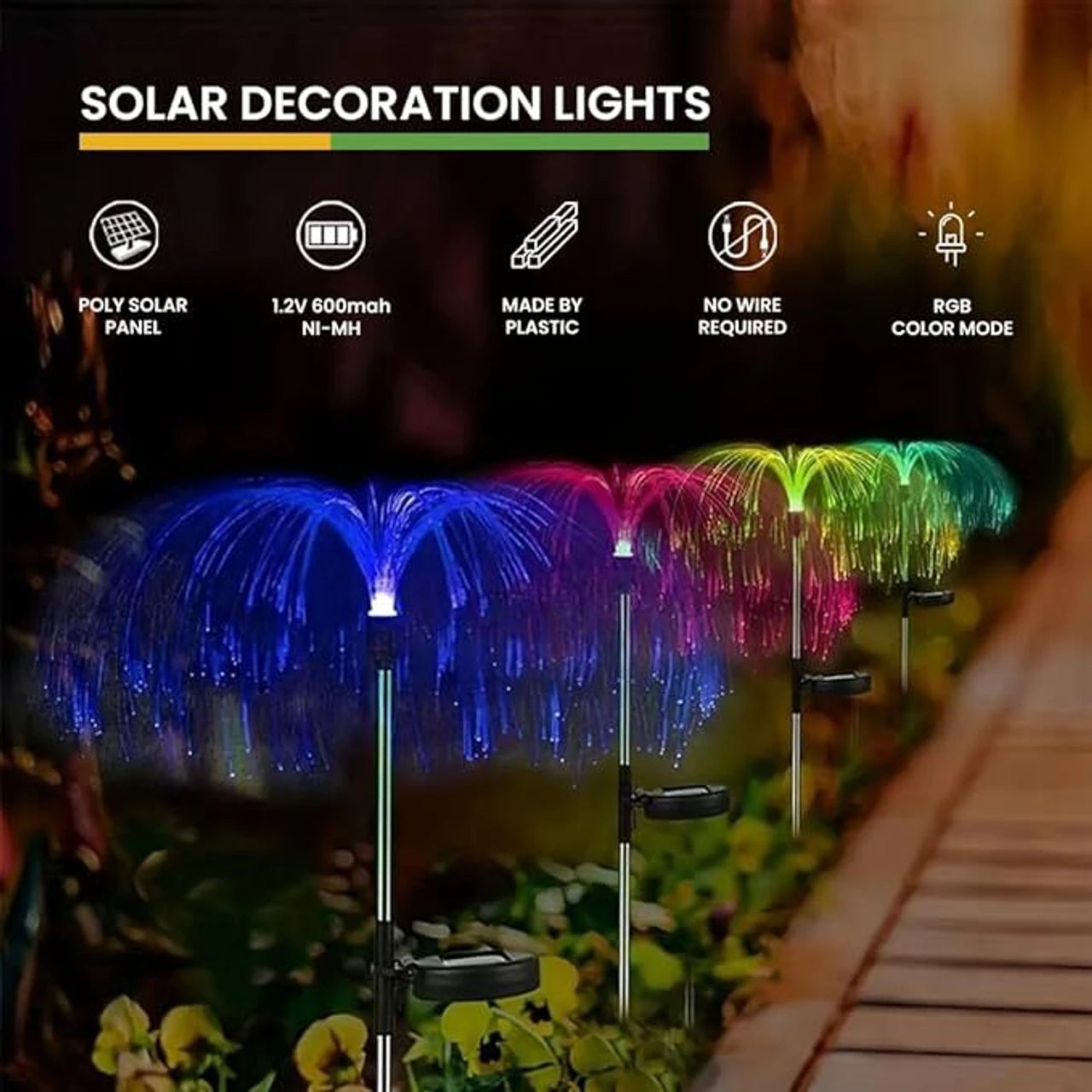 Jellyfish Solar Garden Light