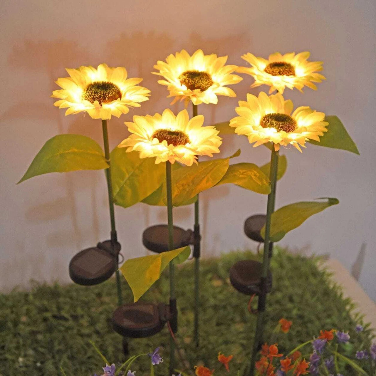 Solar Sunflower Light
