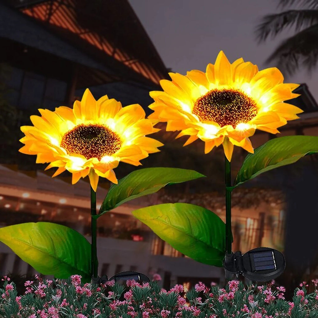 Solar Sunflower Light