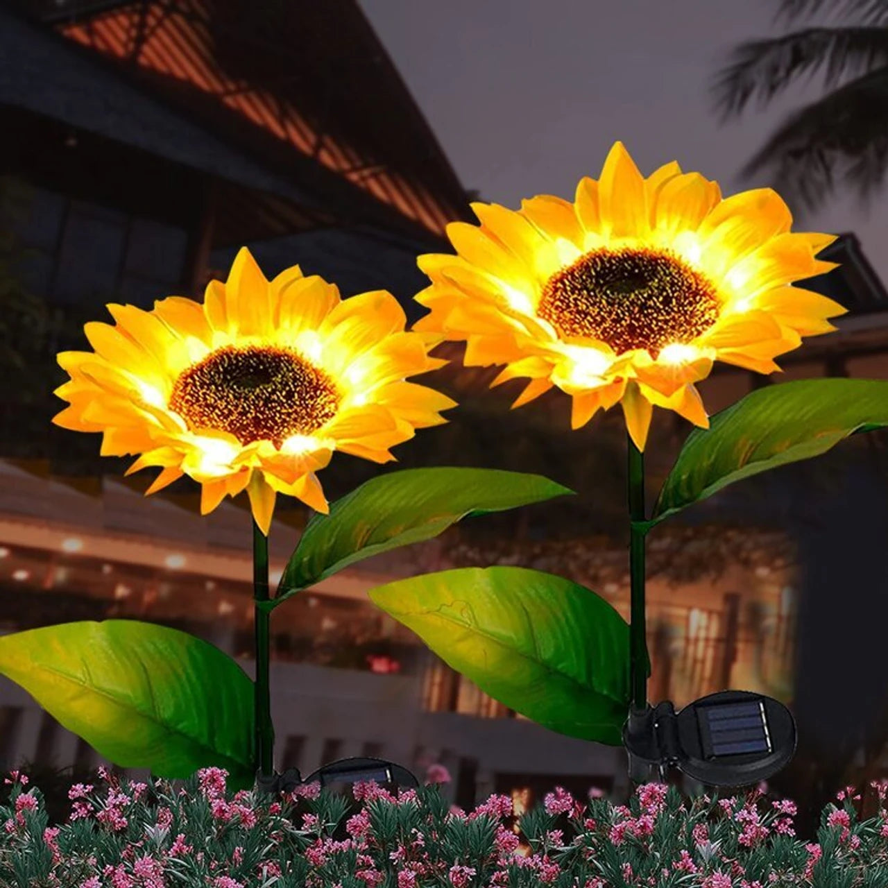 Solar Sunflower Light