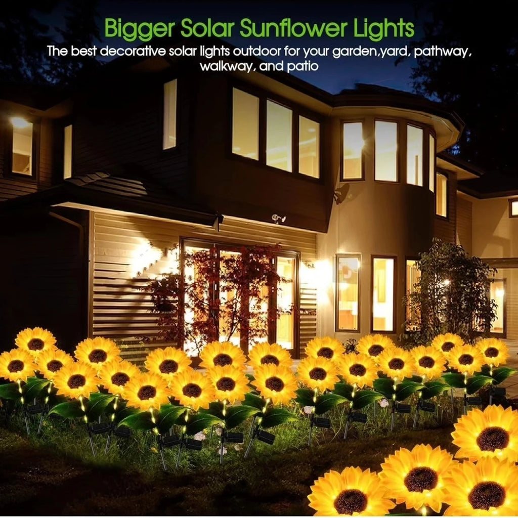 Solar Sunflower Light