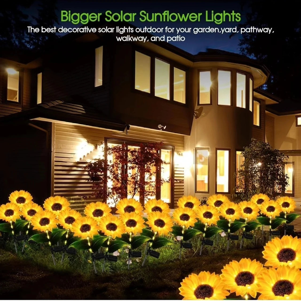 Solar Sunflower Light
