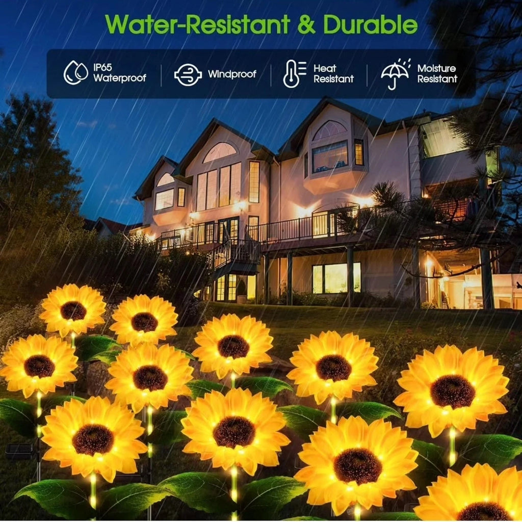 Solar Sunflower Light