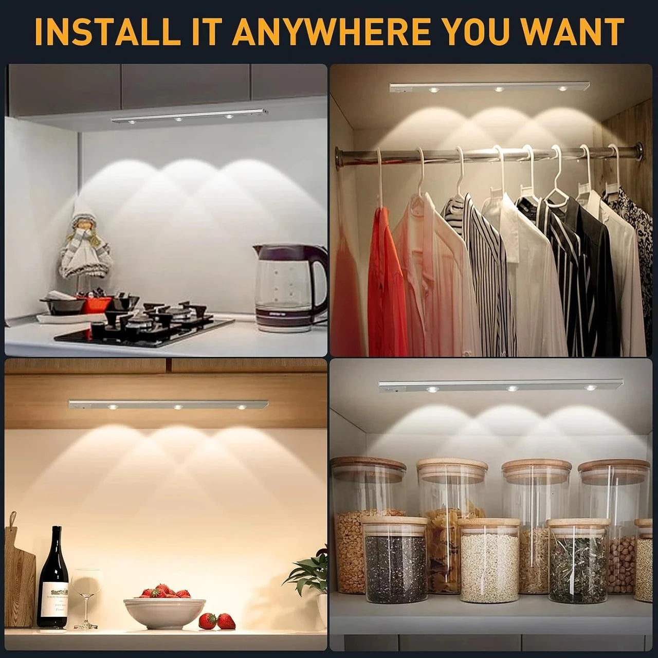 Rechargeable LED Under Cabinet Lights