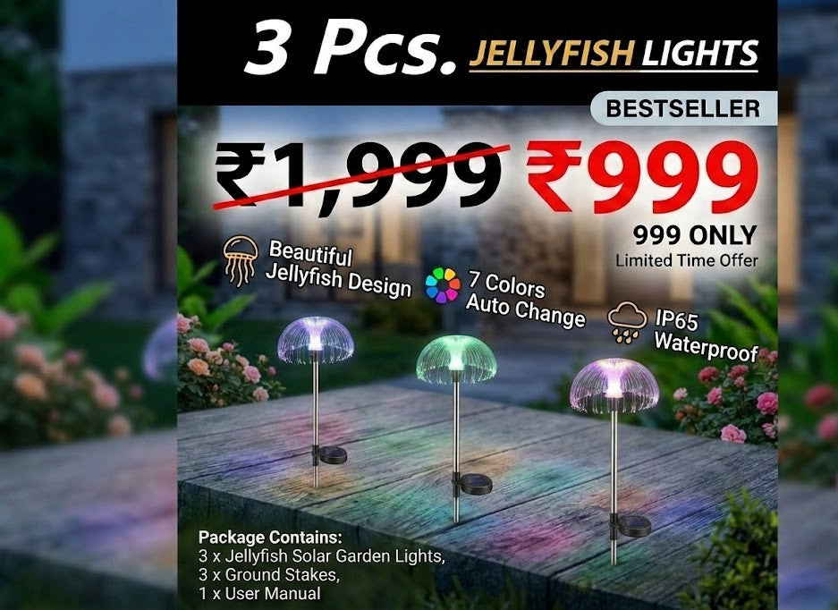 Jellyfish Solar Garden Light