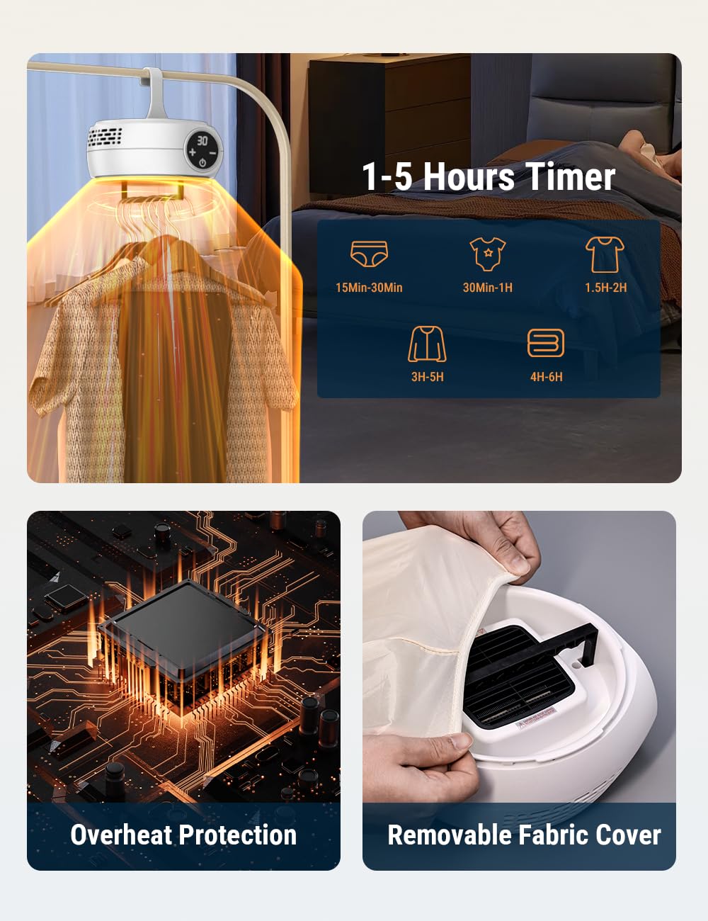 Portable Electric Cloth Dryer