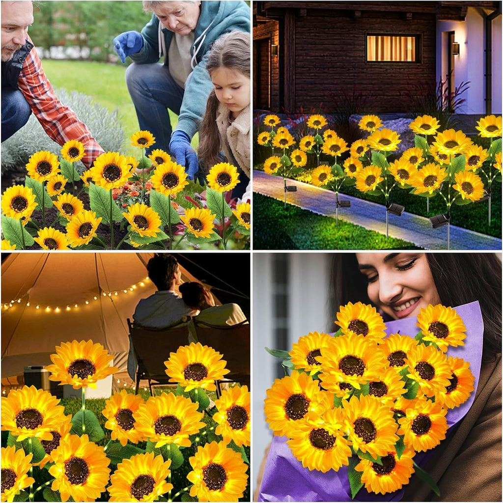 Solar Sunflower Light
