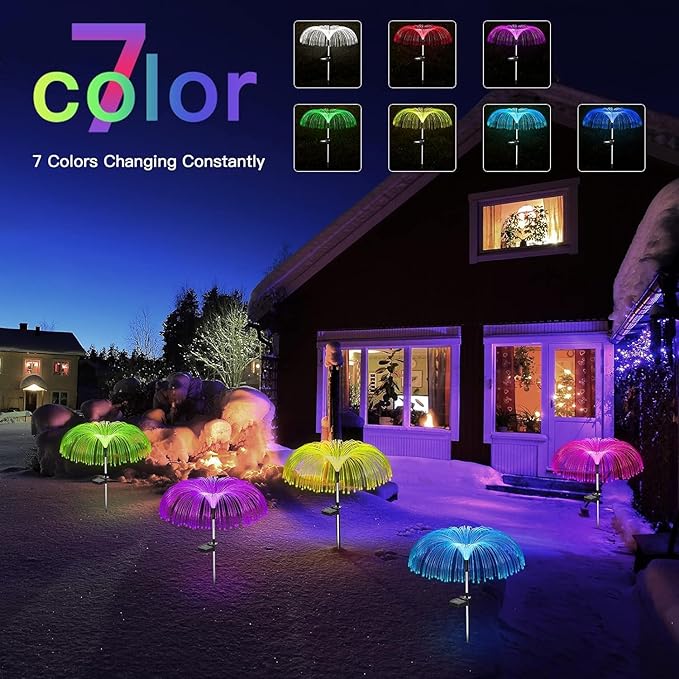 Jellyfish Solar Garden Light