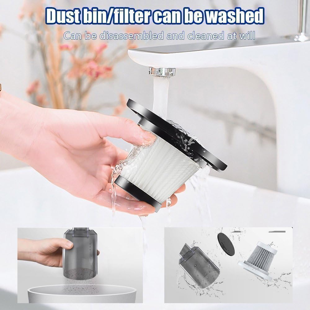 3-in-1 Portable Cordless Car Vacuum Cleaner & Air Blower